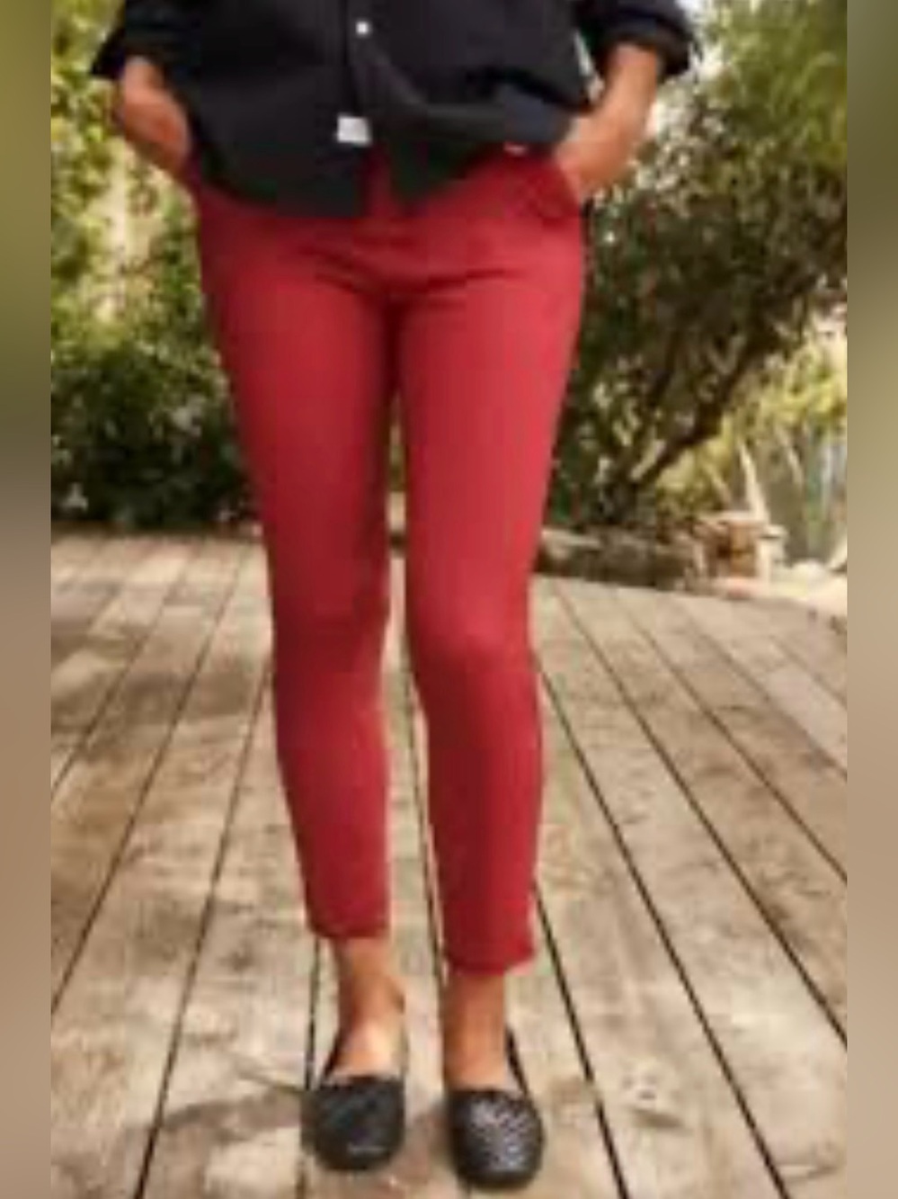 Frank & Eileen Murphy Billion Dollar Pant — Cranberry Rare color S